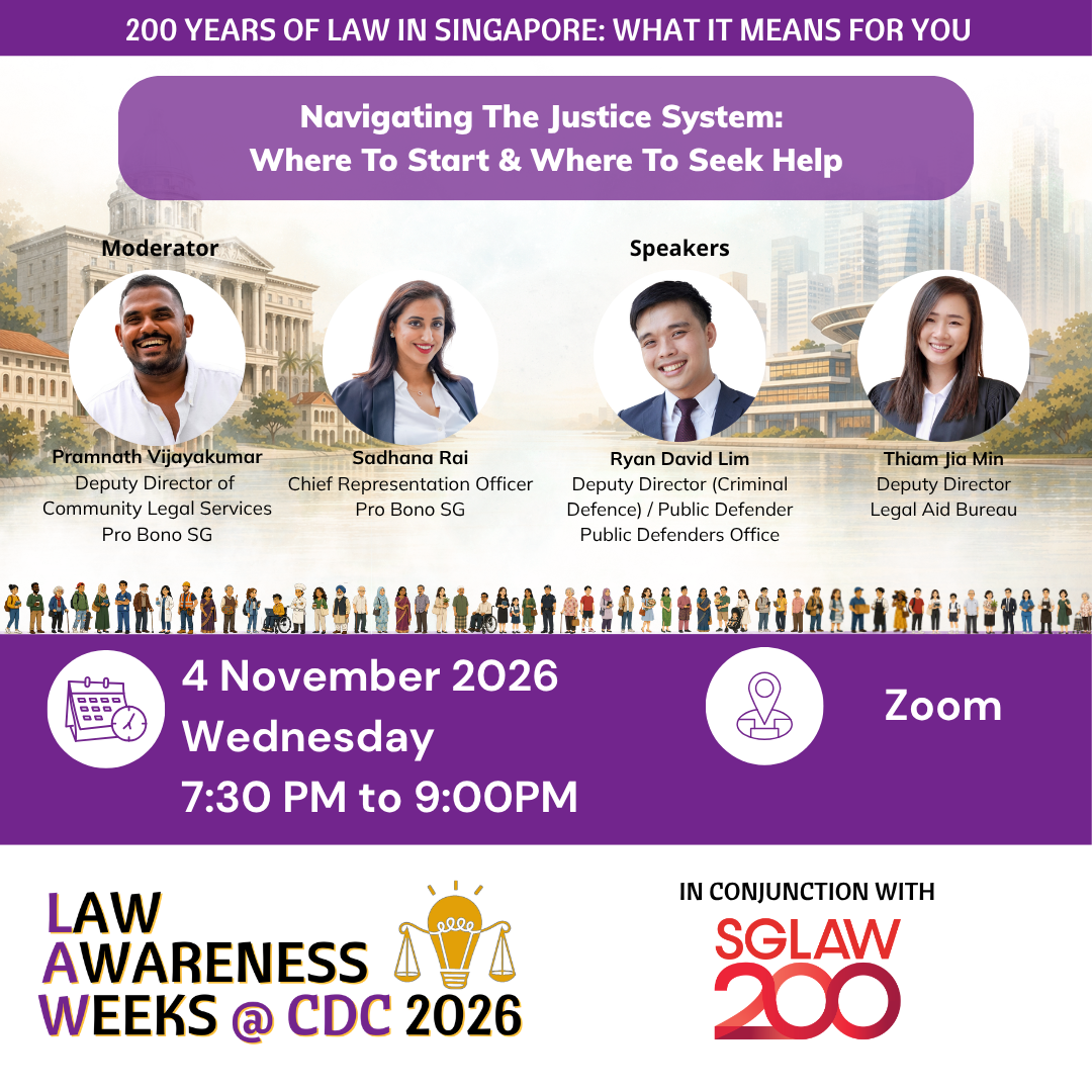 LAW@CDC 2026: Navigating The Justice System: Where To Start & Where To Seek Help